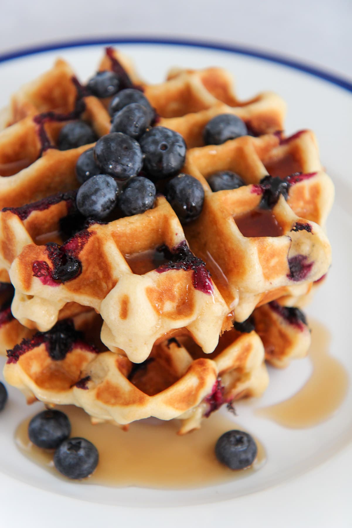 Blueberry-waffles